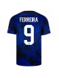 Förenta staterna Jesus Ferreira #9 Replika Borta Kläder VM 2022 Kortärmad